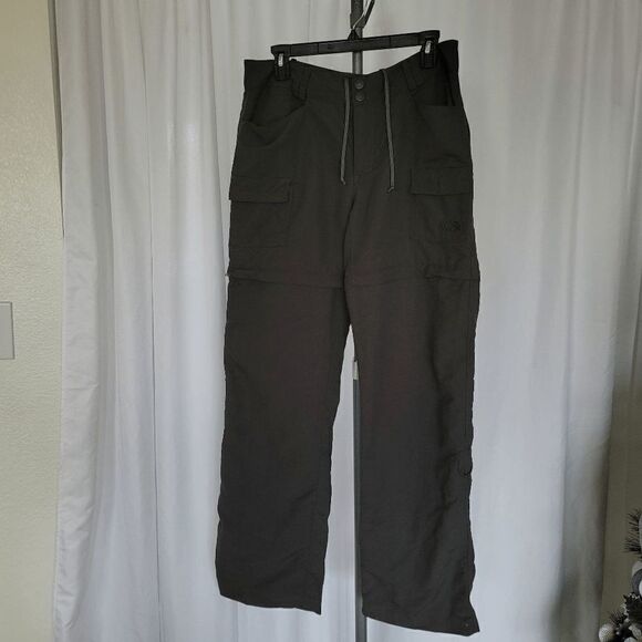 the North face gray switch it reversible pants to shorts women's size 10 - Picture 7 of 12